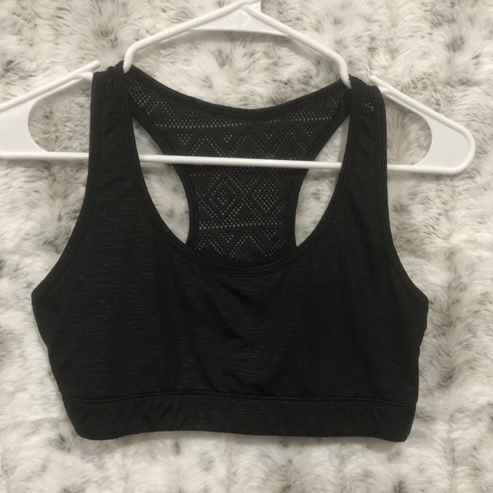 Black Zyia bomber bra